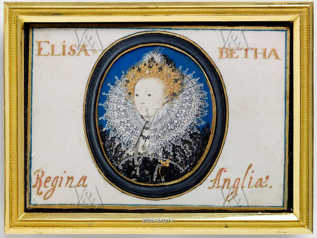 Portrait Of Queen Elizabeth I By Nicholas Hilliard England C 1586